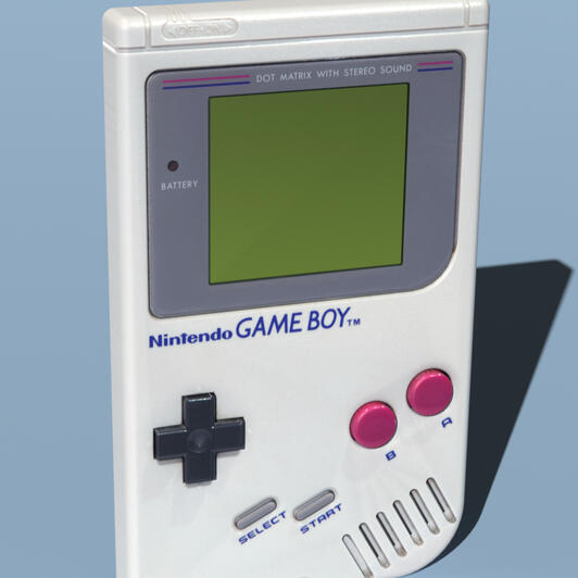 High poly Game Boy