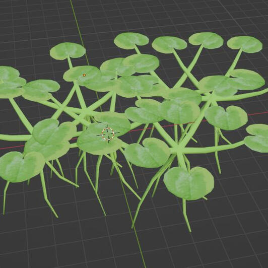 Low poly hydrocharis